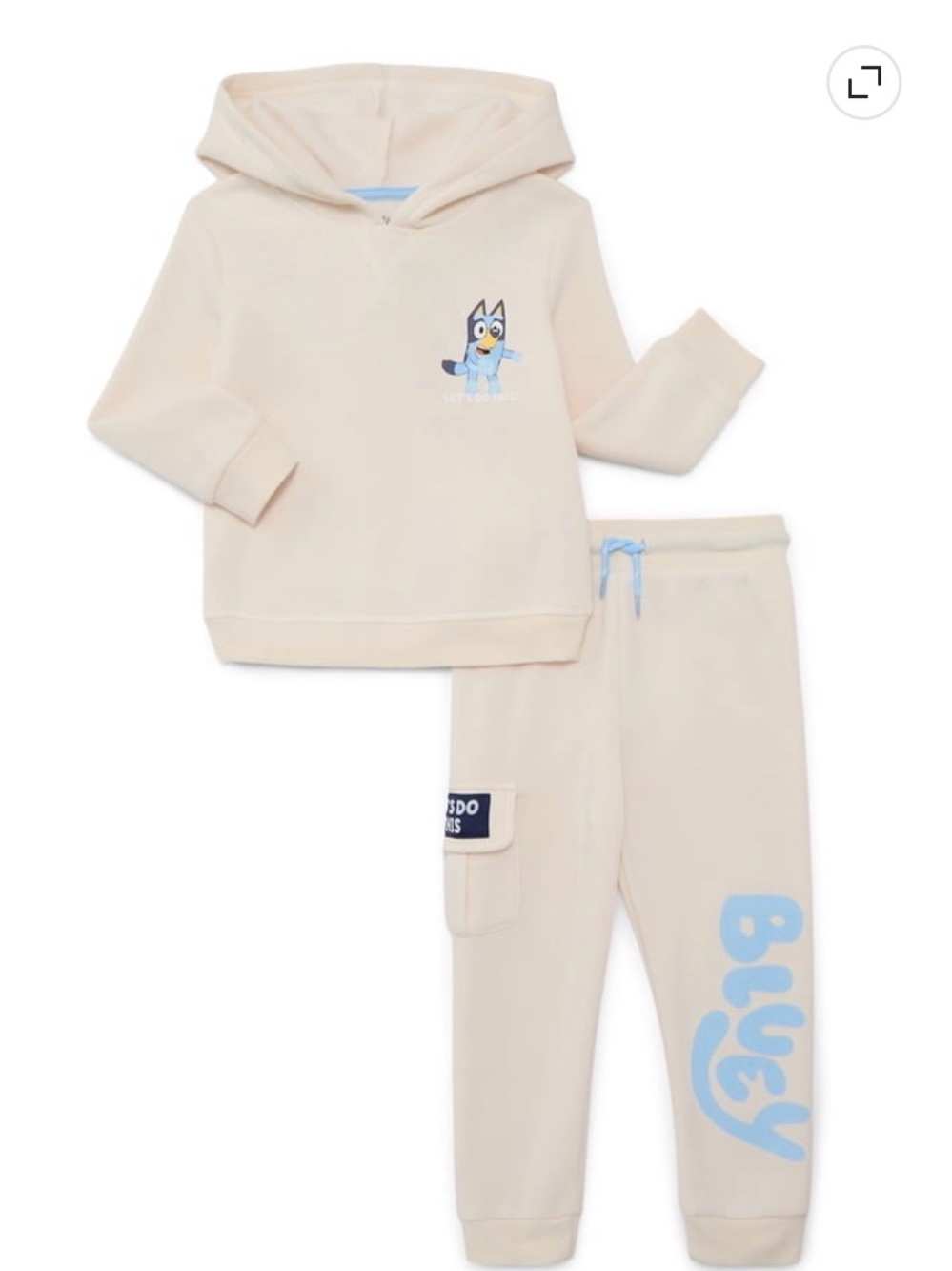 Bluey Toddler Boys' 2-Piece Hoodie and Joggers Set